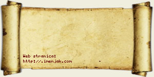 Anđela Aksentijević vizit kartica